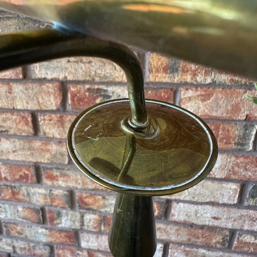 Vintage Mid Century Modern Brass 3 Arm Taper Candle Holder Candelabra MCM